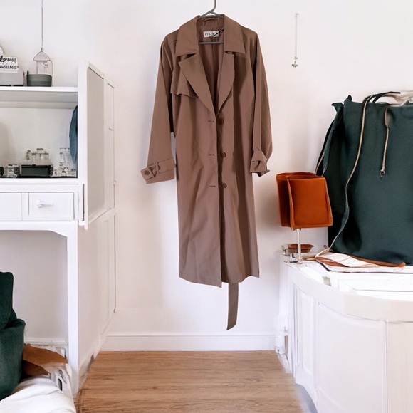 Ava & Viv Tan Trench Coat for Women - Picture 2 of 8
